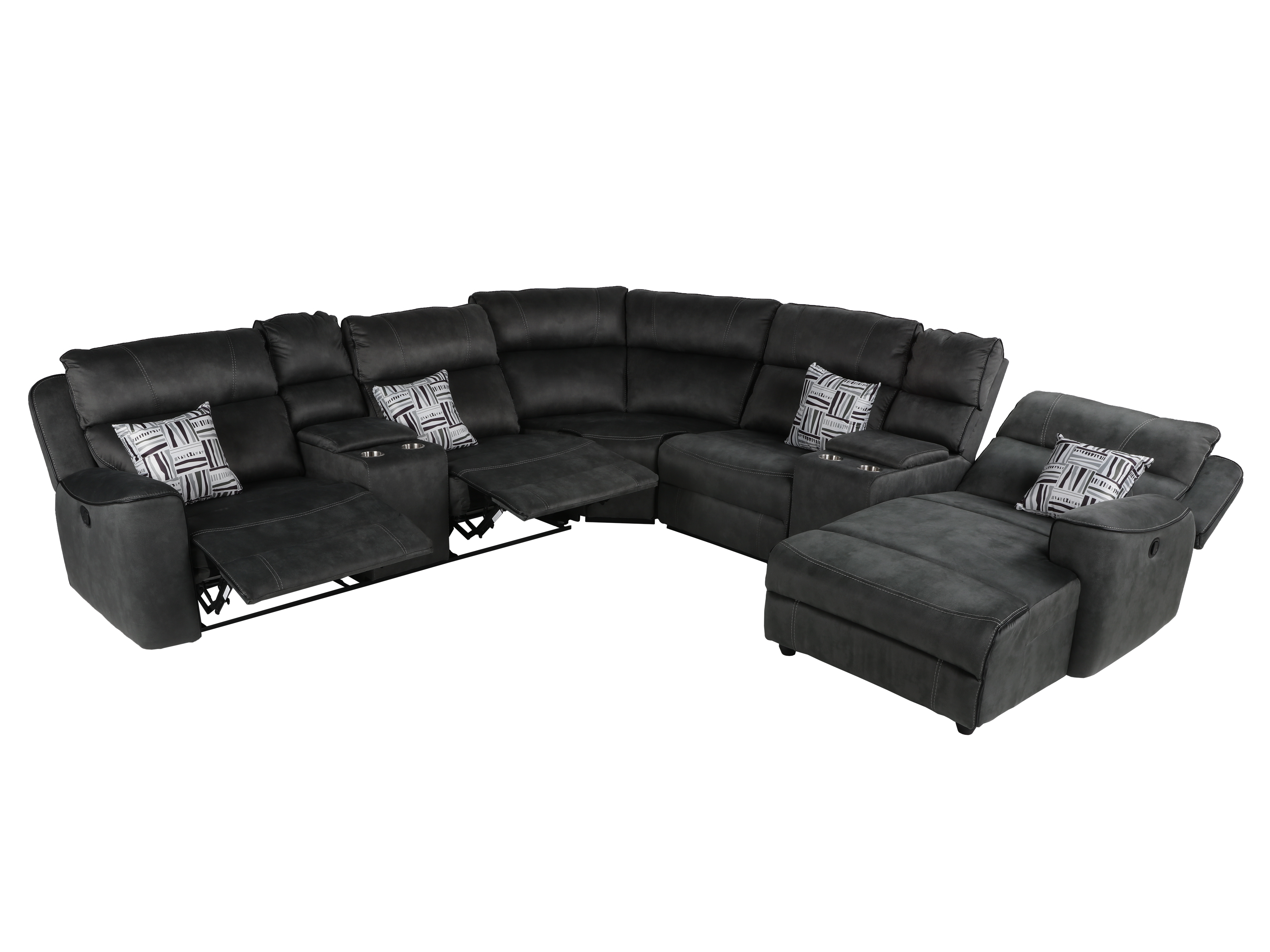 4 PIECE RECLINING SECTIONAL