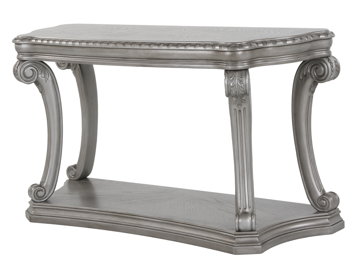 Grand-Platinum Sofa Table by Mollai Collections | Bel Furniture