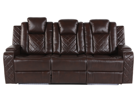 3 PIECE POWER RECLINING LIVING ROOM SET by Sara Collections | Bel Furniture