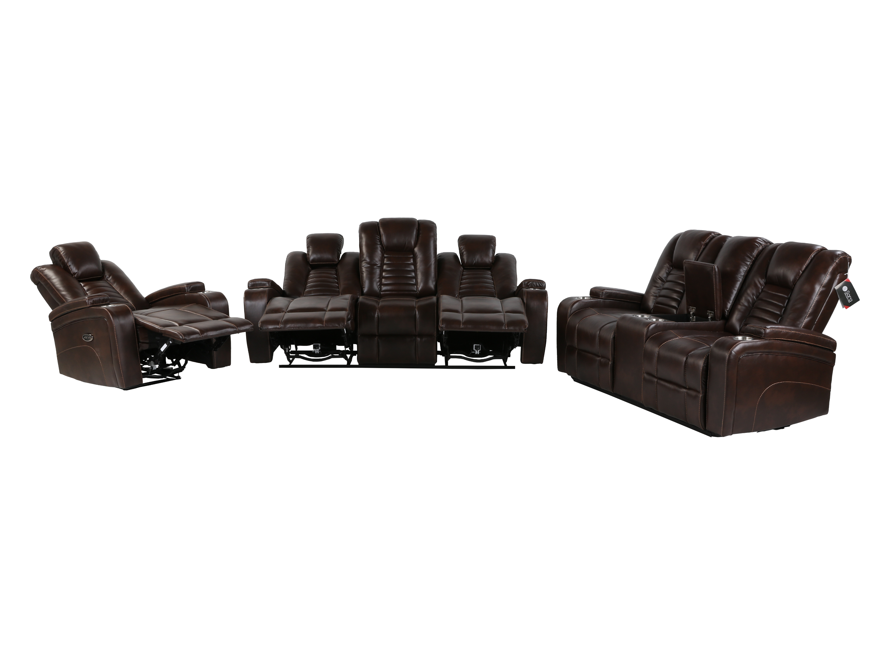 3 PIECE POWER RECLINING LIVING ROOM SET