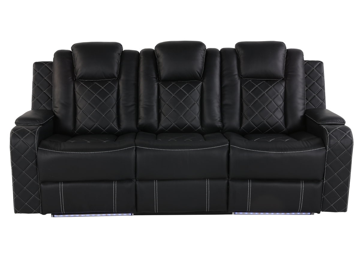 3 Piece Power Reclining Living Room Set by Sara Collections | Bel Furniture