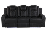 3 Piece Power Reclining Living Room Set by Sara Collections | Bel Furniture