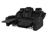 3 Piece Power Reclining Living Room Set by Sara Collections | Bel Furniture