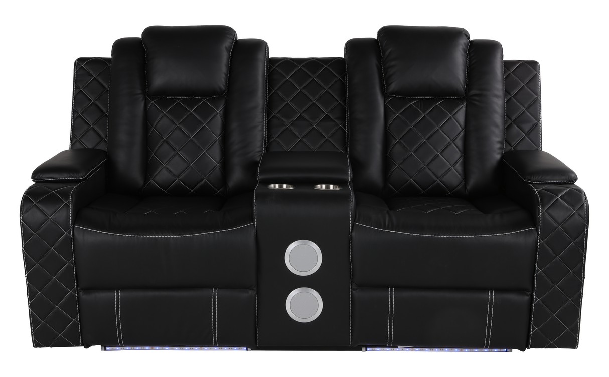 3 Piece Power Reclining Living Room Set by Sara Collections | Bel Furniture
