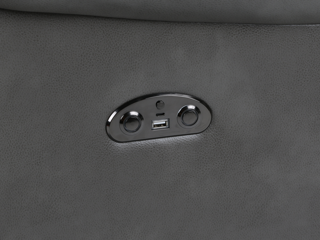 3 Piece Power Reclining Sectional by Sara Collections | Bel Furniture