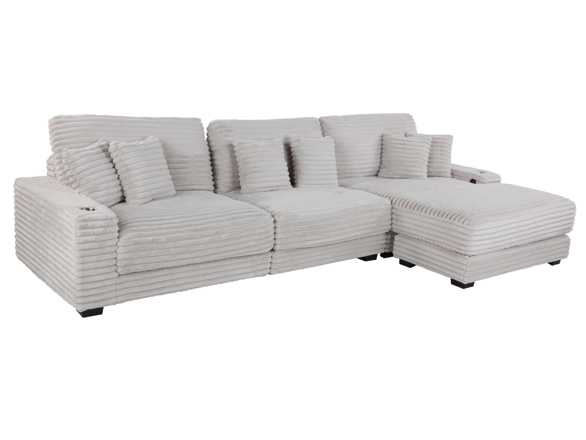 3 Piece Sectional by Sara Collections | Bel Furniture