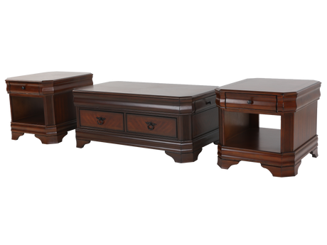 3 Piece Coffee Table Set by Mollai Collections | Bel Furniture