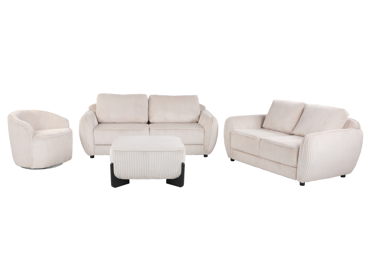 4 Piece Living Room Set by Sara Collections | Bel Furniture