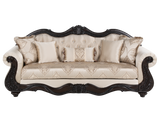 Beige Traditional 3-Piece Living Room Set with Sofa, Loveseat & Chair