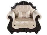 Beige Traditional 3-Piece Living Room Set with Sofa, Loveseat & Chair