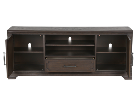 Artesian 3 Piece Entertainment Center - Reclaimed Grey Oak by Mollai Collections | Bel Furniture