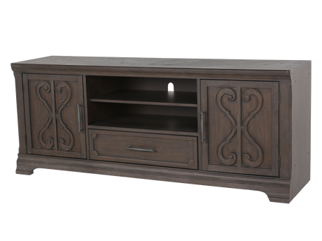Artesian 3 Piece Entertainment Center - Reclaimed Grey Oak by Mollai Collections | Bel Furniture