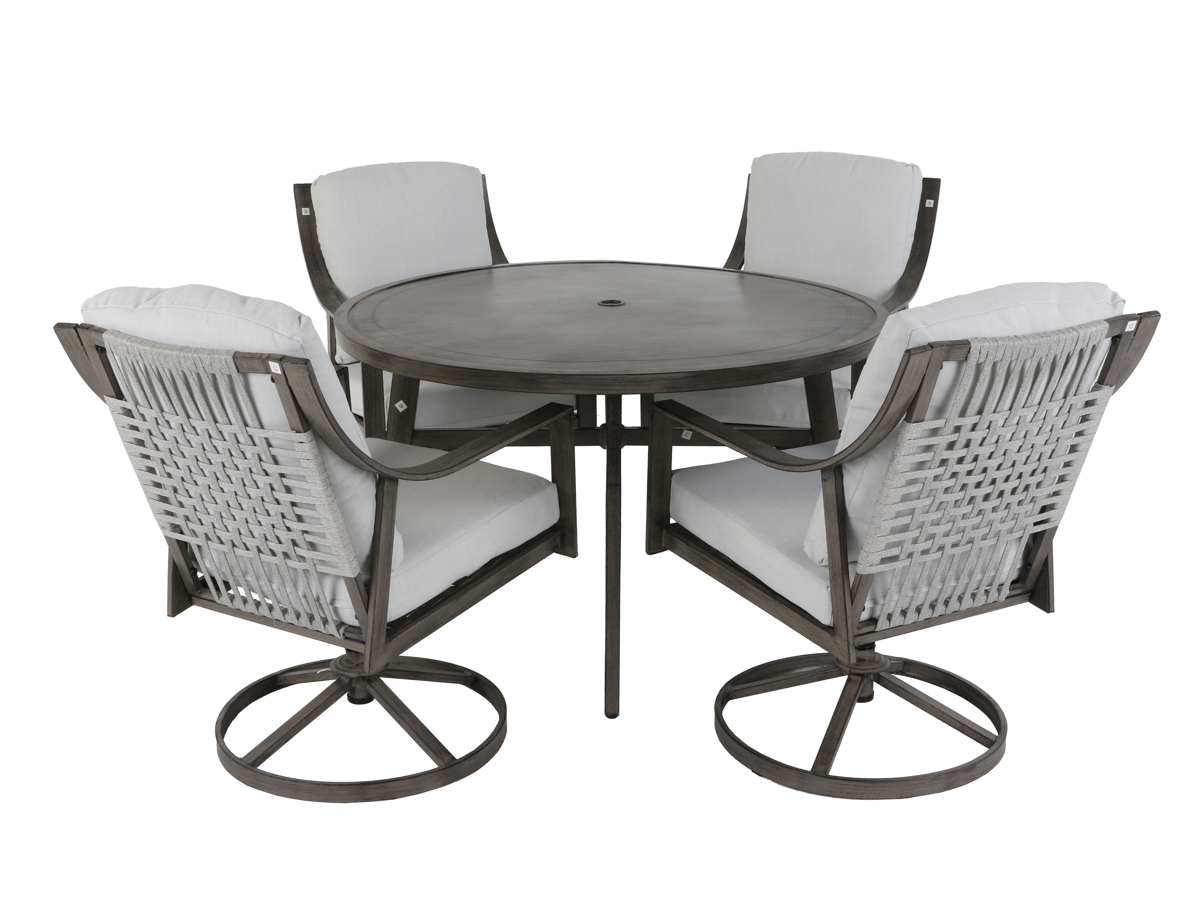 5 Piece Round Dining Outdoor Set