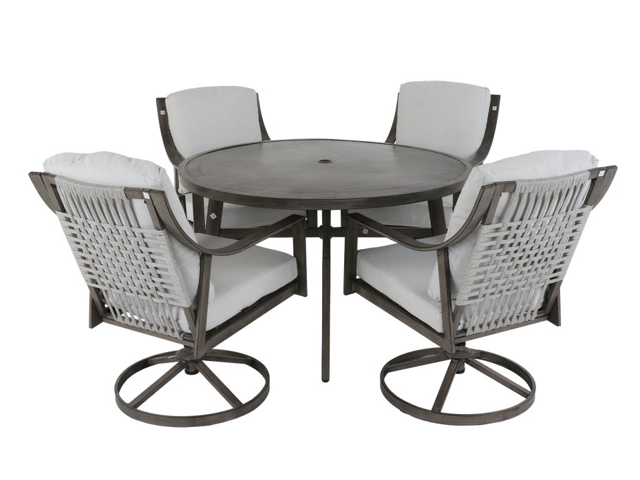 5 Piece Round Dining Outdoor Set