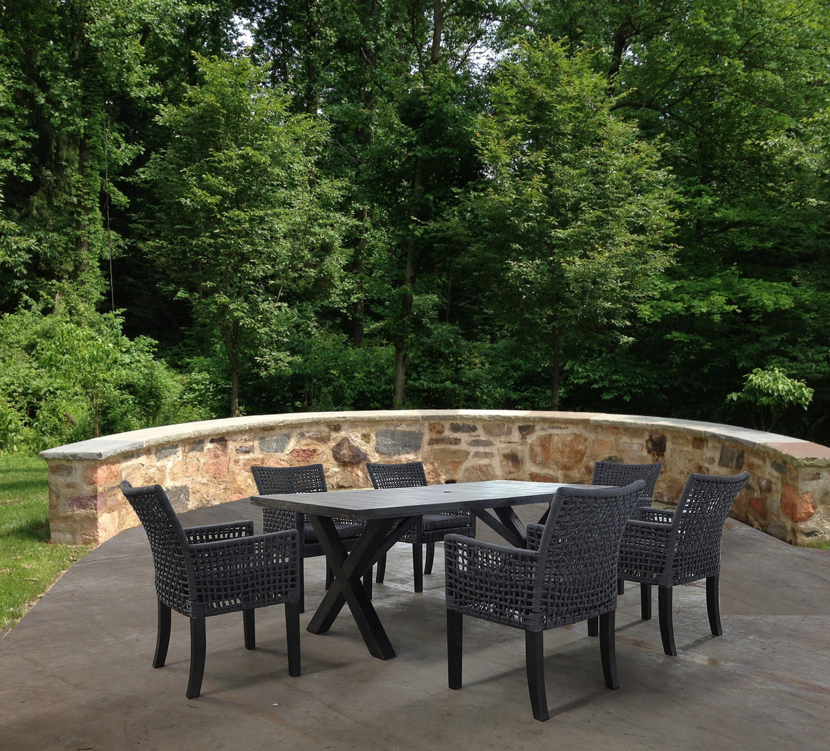 7 Piece Outdoor Dining Set by Mollai Collections | Bel Furniture