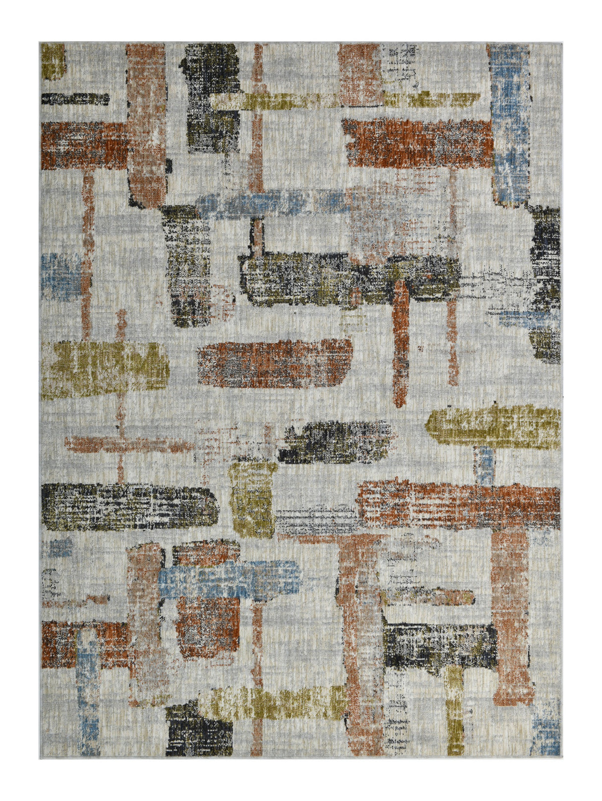 .Tulum Beige/Multi Rug - 6' 6" x 9' 0"