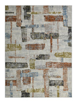 .Tulum Beige/Multi Rug - 6' 6" x 9' 0"