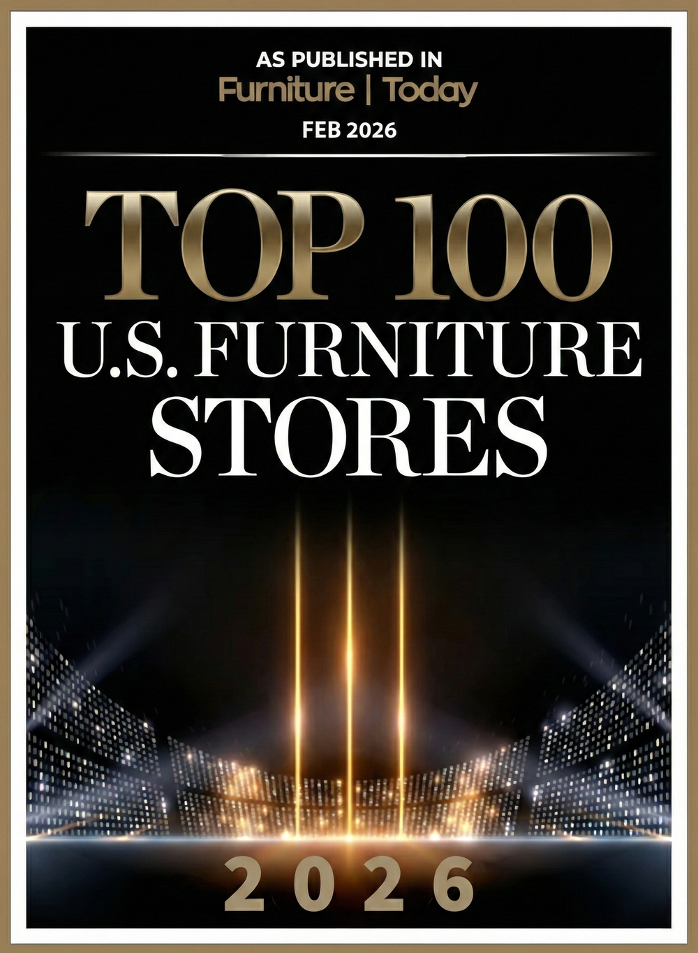 Bel Furniture recognized among the Top 100 U.S. Furniture Stores by Furniture Today in 2026