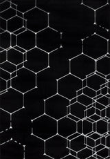 .Hive Black/White Rug - 6' 6" x 9' 0"