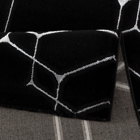 .Hive Black/White Rug - 6' 6" x 9' 0" - view 3