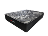 Yilian 14-Inch Firm Hybrid Mattress – Black & Gray Quilted Design