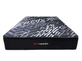 Yilian 14-Inch Firm Hybrid Mattress – Black & Gray Quilted Design