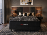 Yilian 14-Inch Firm Hybrid Mattress – Black & Gray Quilted Design