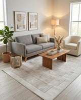 .Kali Cream Power-Loomed Area Rug - 6' 6" x 9' 0"