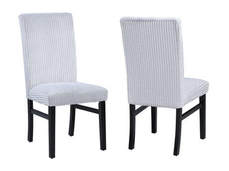 Tracy - Side Chair (Set of 2) Gray by Crown Mark | Bel Furniture