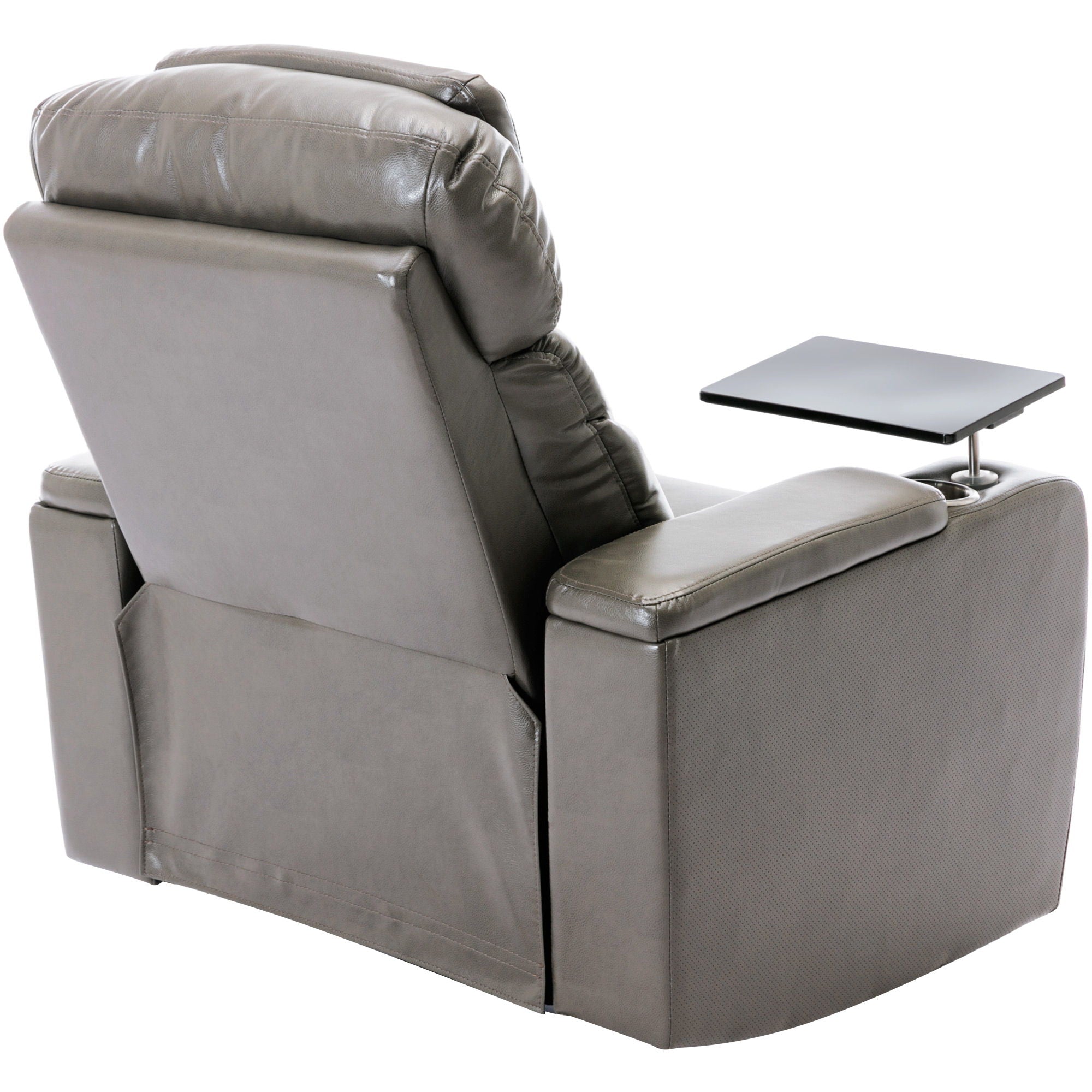 Power Motion Recliner With USB Charging Port And Hidden Arm Storage, Home Theater Seating With Convenient Cup Holder Design, And Stereo