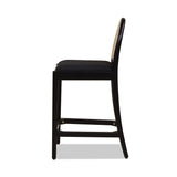 Panama - Curved Back Cane Counter Stool (Set of 2) by Jennifer Taylor Home | Bel Furniture