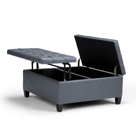 Harrison - Upholstered Coffee Table Storage Ottoman - view 19