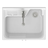 Hennessy - Deluxe Laundry Utility Sink And Cabinet