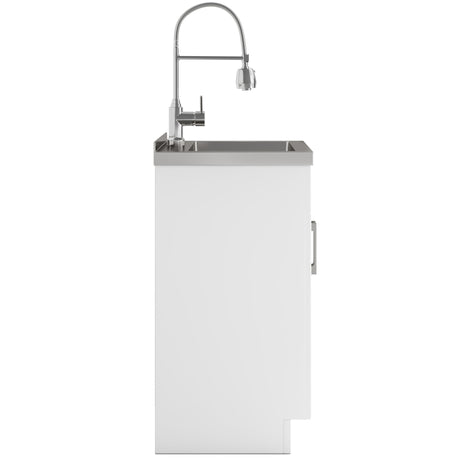 Hennessy - Deluxe Laundry Cabinet With Faucet And Stainless Steel Sink - view 23