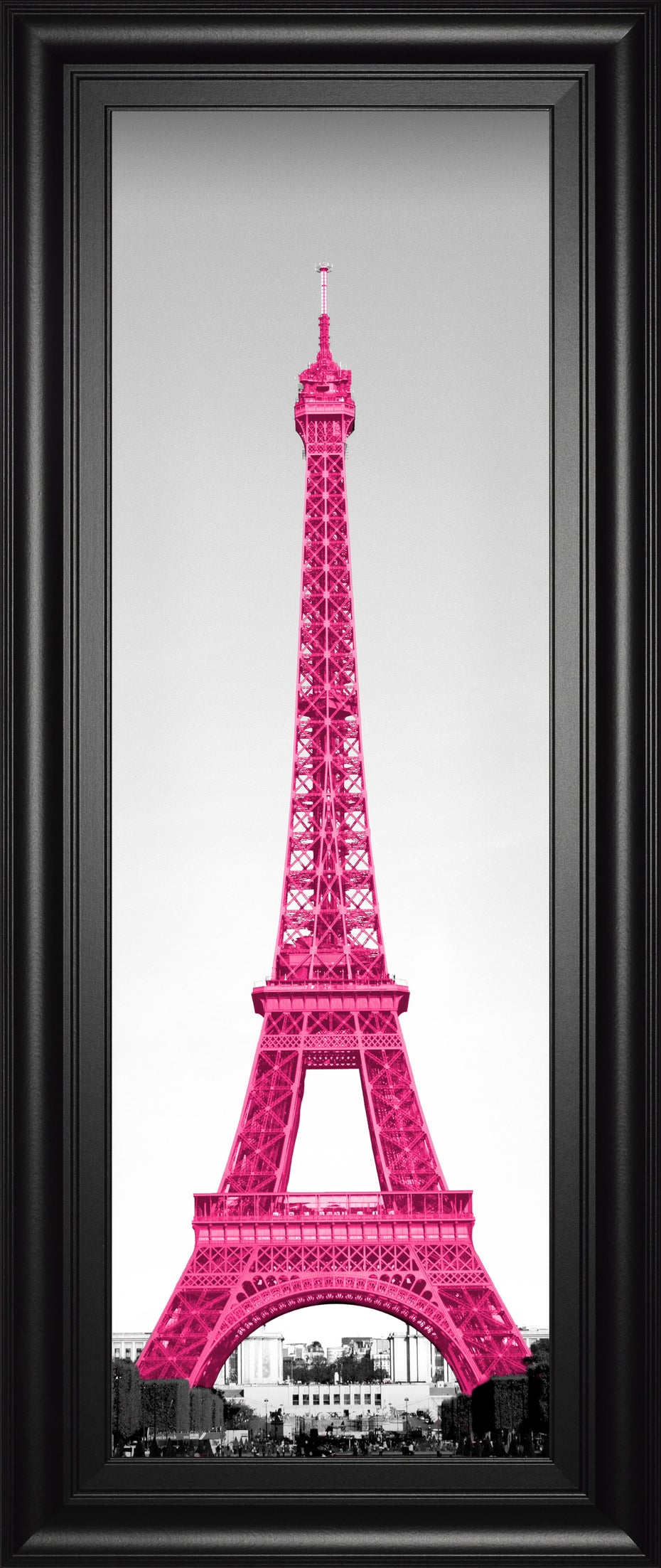 Pretty In Paris By Emily Navas - Framed Print Wall Art - Pink