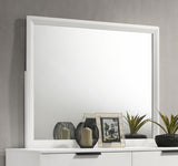 Sonora - Dresser Mirror - White by Coaster Fine Furniture | Bel Furniture