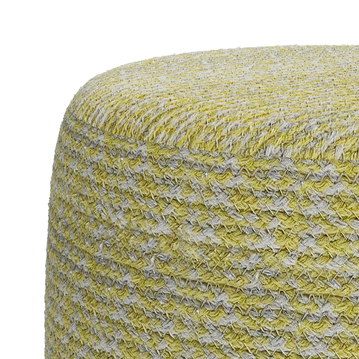Bayley - Versatile Round Braided Pouf by Simpli-Home | Bel Furniture
