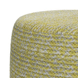 Bayley - Versatile Round Braided Pouf by Simpli-Home | Bel Furniture