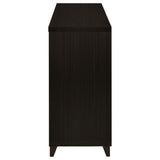 Lewes - 2 Door Engineered Wood TV Stand - Cappuccino by CoasterEssence | Bel Furniture