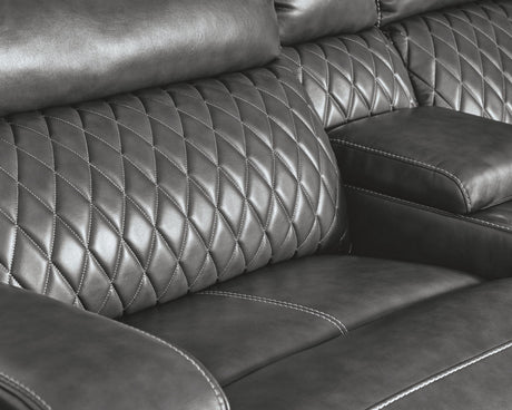 Samperstone - Power Reclining Sectional - view 19