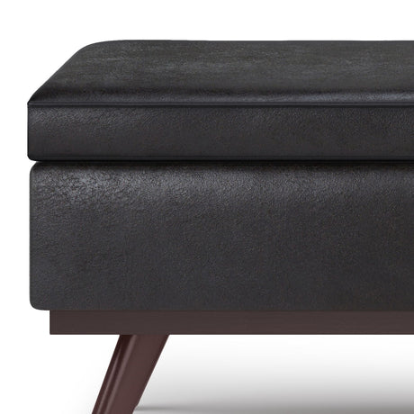 Owen - Lift Top Large Coffee Table Storage Ottoman, Mid Century Style - view 16