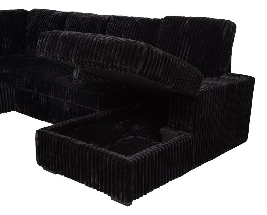 Devonshire - Sleeper Sectional Sofa Storage Chaise