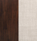 Barton - 5 Piece Round Wood Dining Table Set - Dark Brown