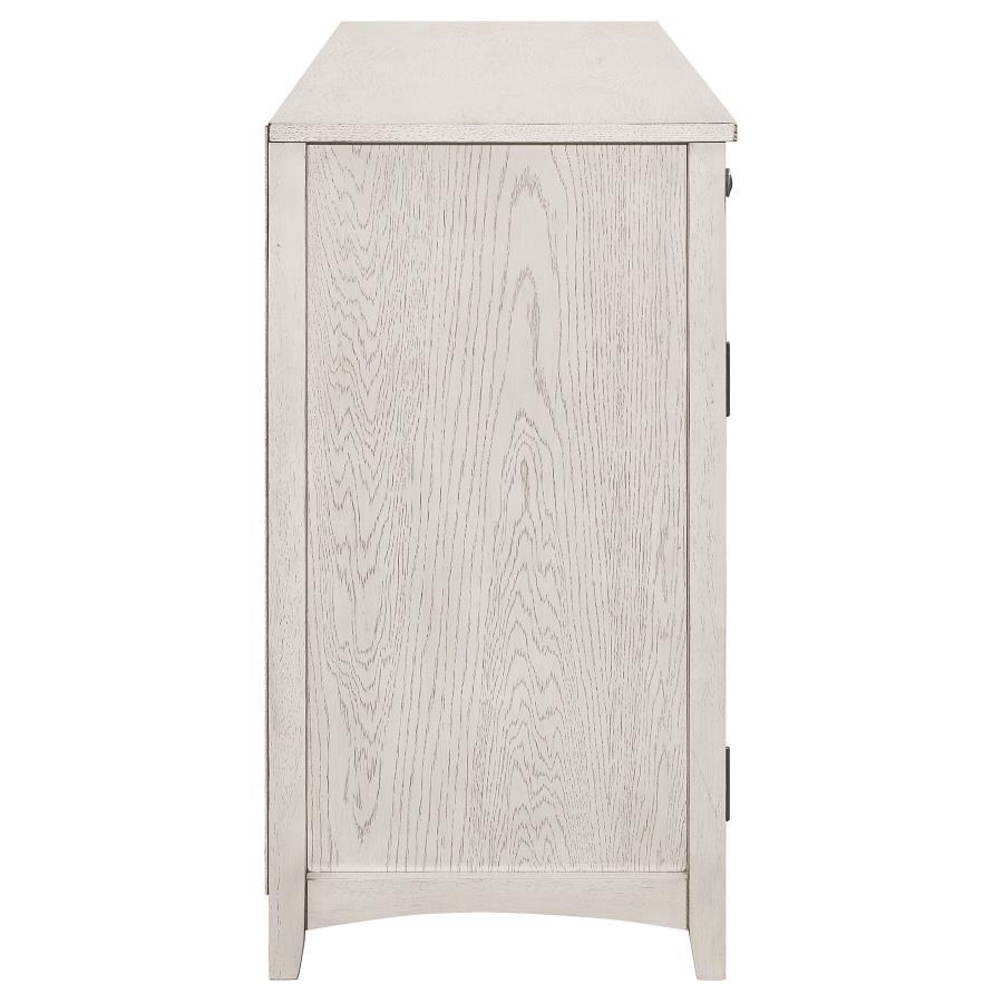 Kirby - 3-Drawer Sideboard Buffet Cabinet - Rustic Off White