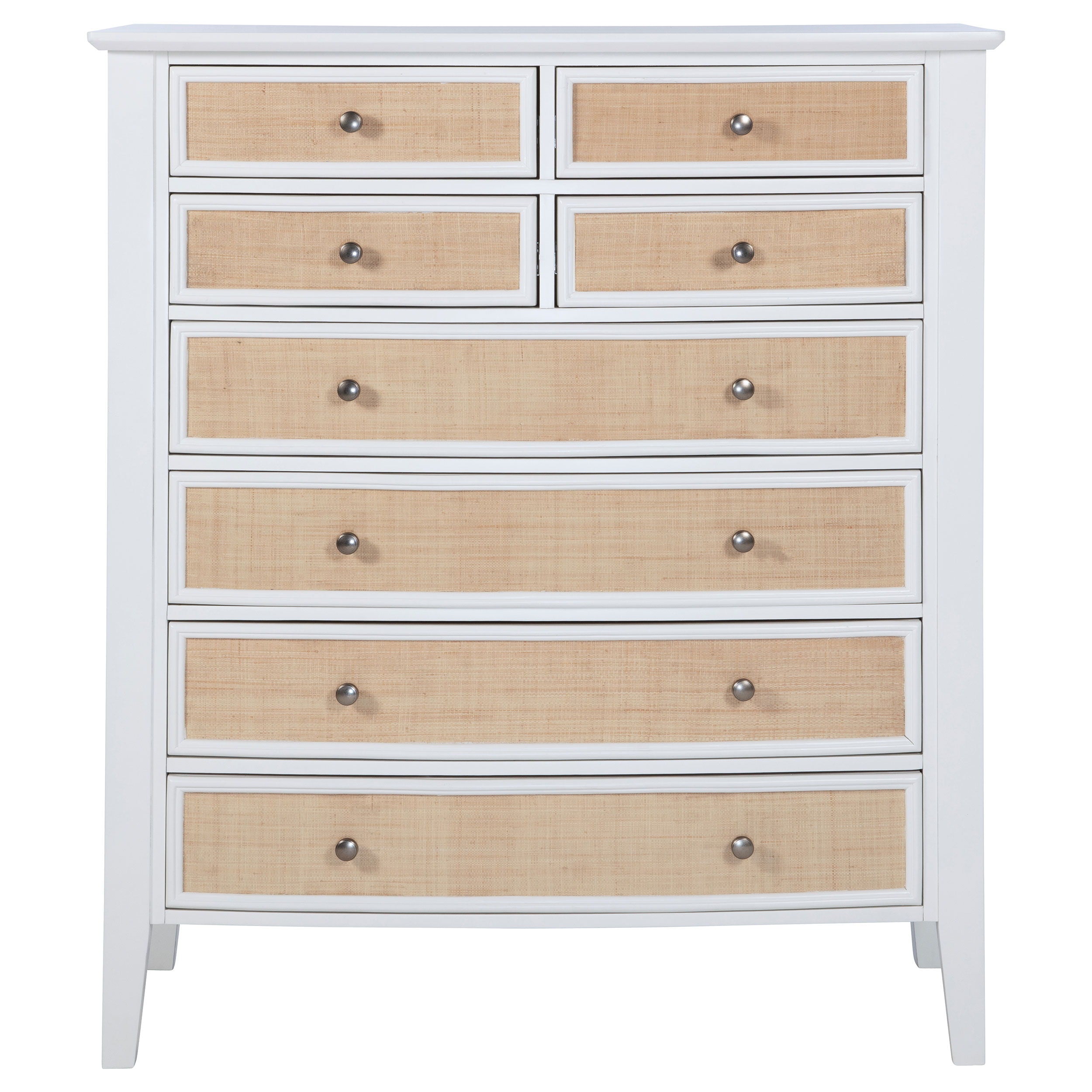 Bexhill - 8-Drawer Chest Of Drawers - White