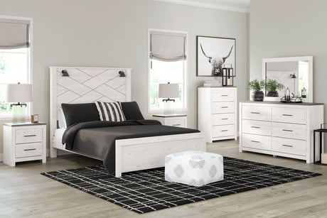 Gerridan - Panel Bedroom Set With Sconces White by Signature Design by Ashley® | Bel Furniture