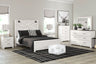 Gerridan - Panel Bedroom Set With Sconces White by Signature Design by Ashley® | Bel Furniture