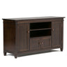 Carlton - TV Media Stand Dark Brown by Simpli-Home | Bel Furniture