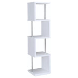 Baxter - 4-shelf Bookcase by CoasterEveryday | Bel Furniture