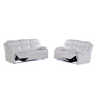 Blanche - Reclining Set With LED Lights, Speaker
